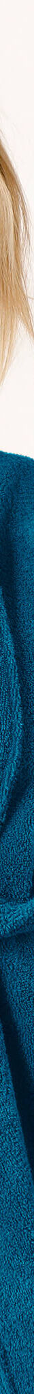 Peignoir mixte adulte col châle éponge bouclette (bleu paon) Peignoir mixte adulte col châle éponge bouclette (bleu paon)